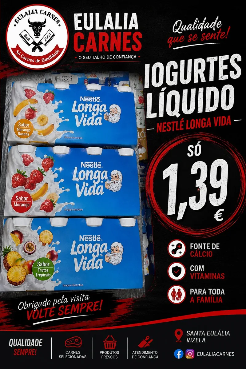 Iogurte líquido Nestlé