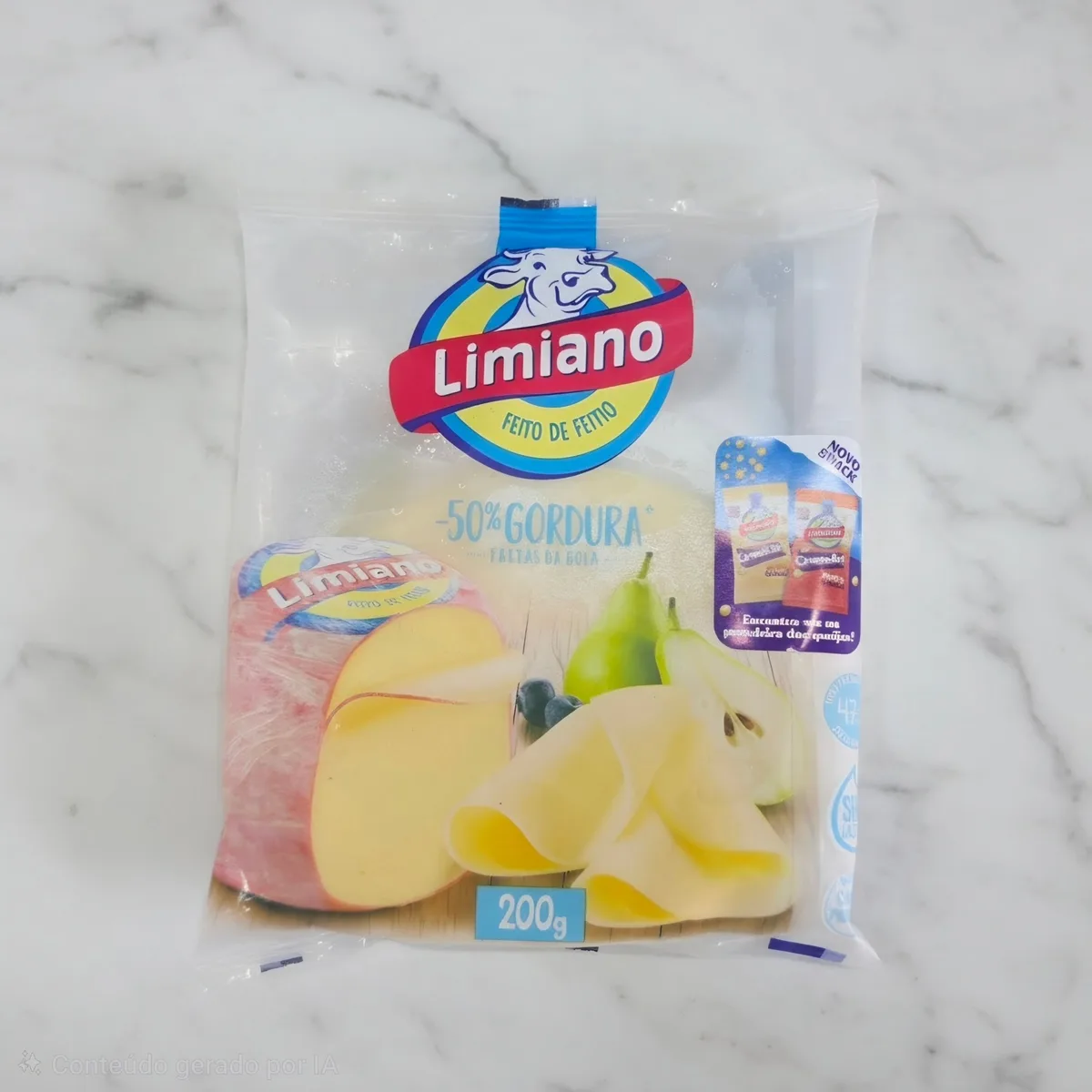 Queijo limiano fatias original
